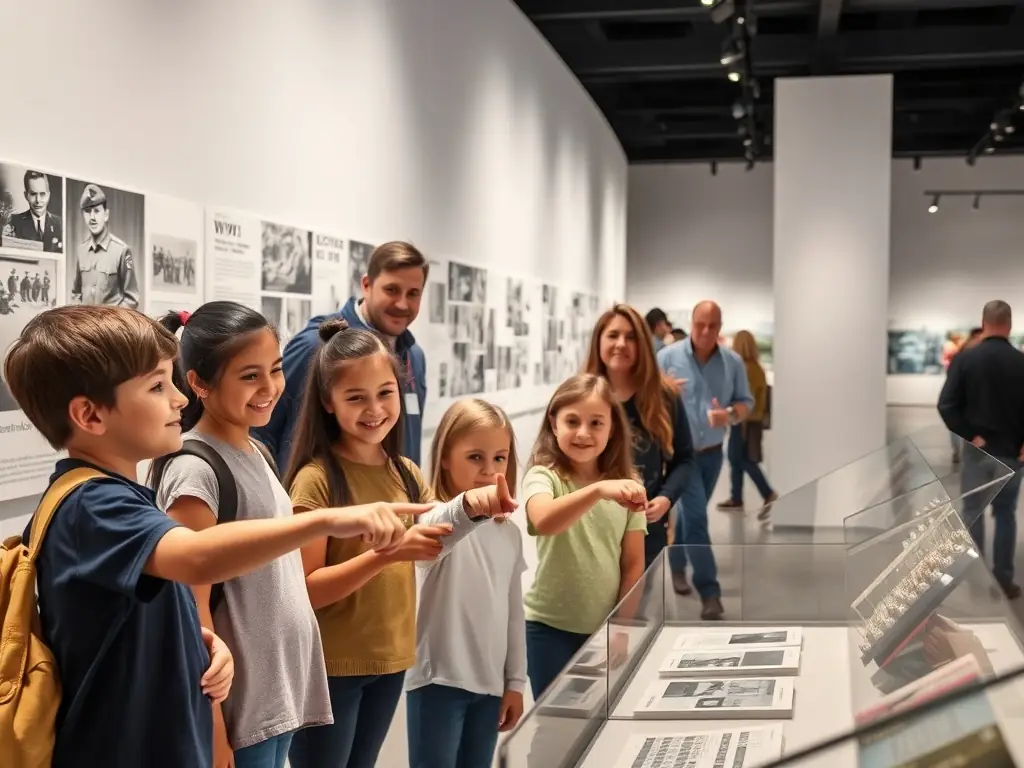 A photograph of a guided tour group at the MUSEE D'HIER & D'AVANT-HIER DE SAINT-ANDRE DE LIDON, led by a knowledgeable guide, exploring the museum's exhibits and learning about local history and artifacts.