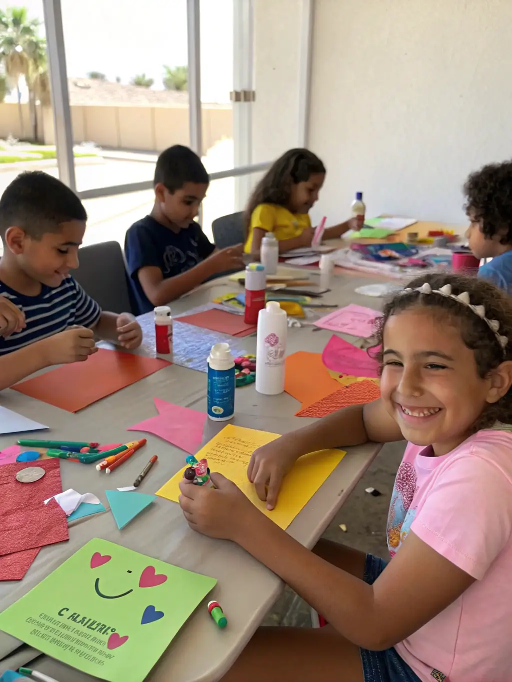 A photograph capturing children participating in an interactive history lesson at the museum, showcasing the educational aspect of the program.